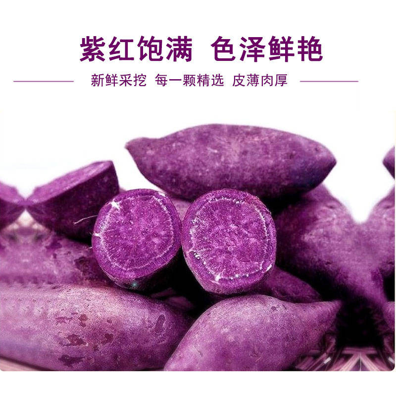 新鲜紫薯，连接友情的纽带